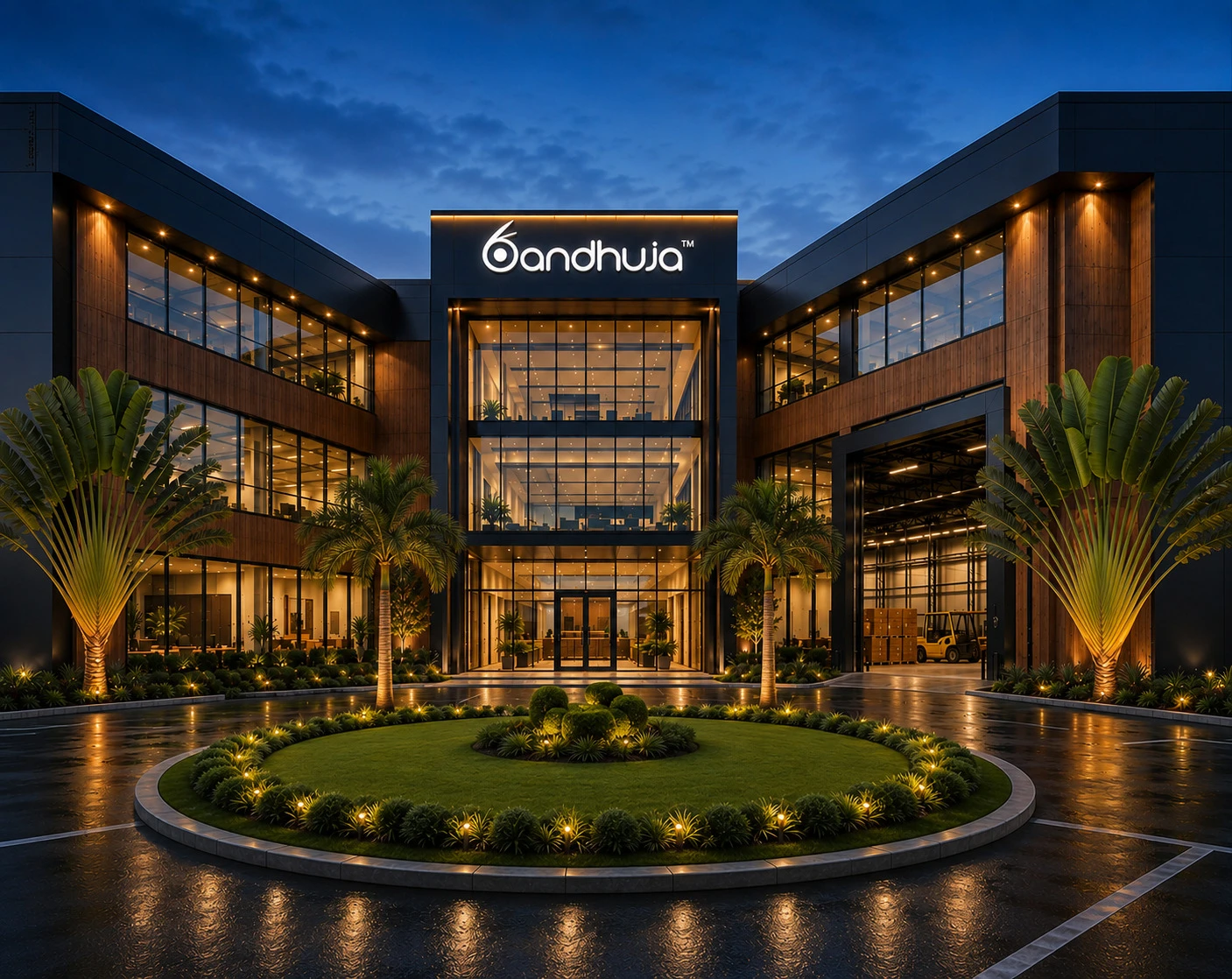 Bandhuja Spawn Lab head office building, Lucknow